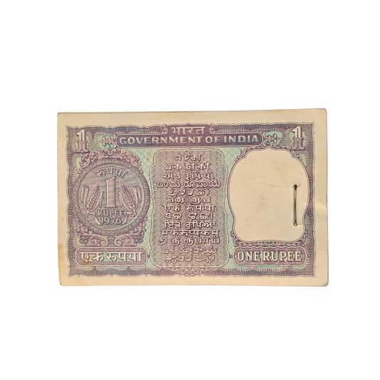 Rs1 big coin Sirial bundle 100 note 346801old rare governor