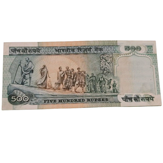 Rs 500 note 1st issue governor vaikatraman sign with fancy serial nunber 483333 unc condition