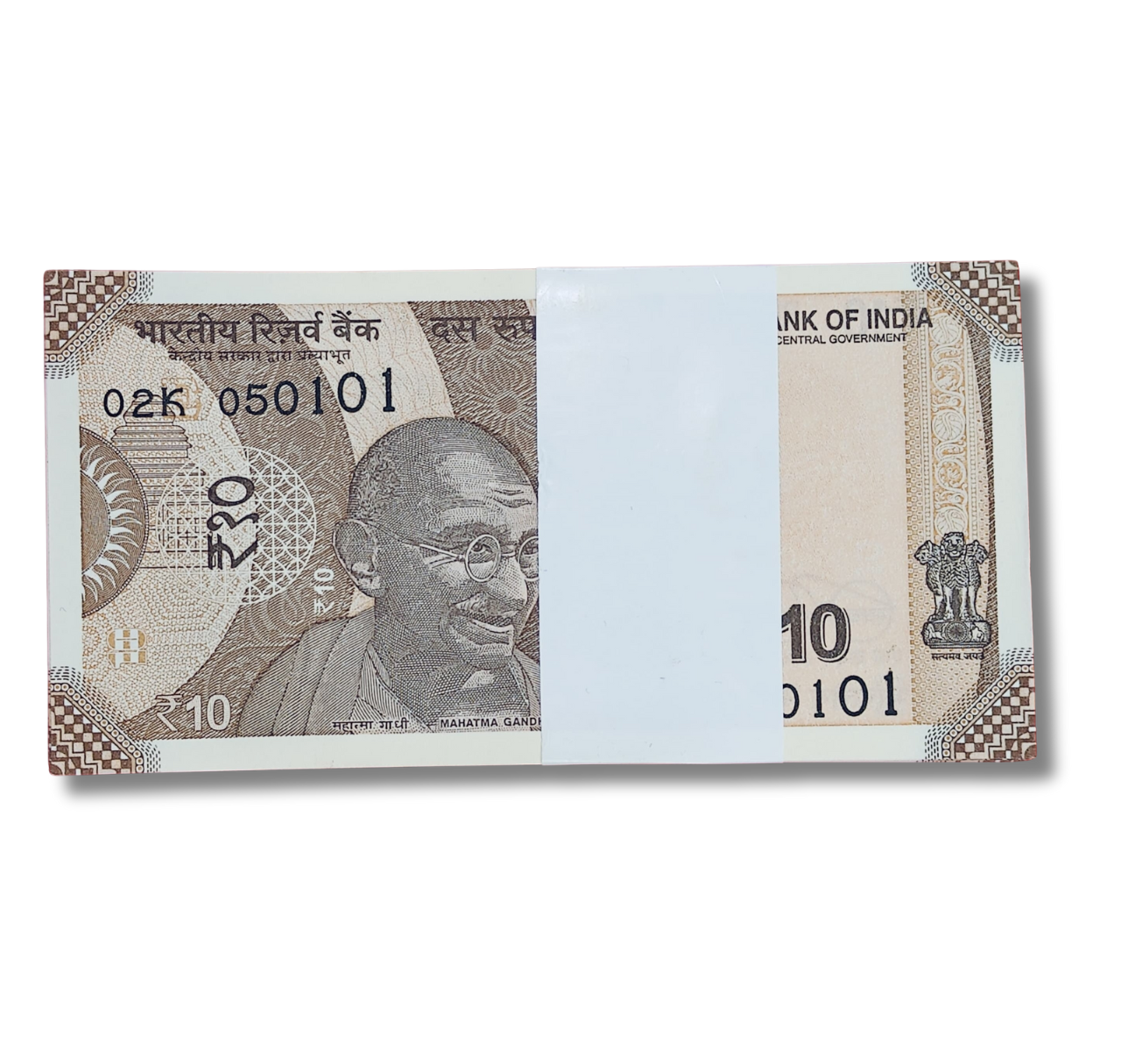 Rupee 10 serial Birthday packet 05.01.01 January 5 Unc condition