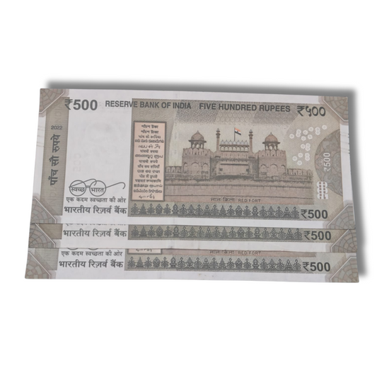 Rs 500 Note 3 Note Set With 786 Holy Number | Bismillah Special Collection