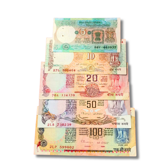 Rs 5.10.20.50.100. note 

C Rangarajan governor set unique