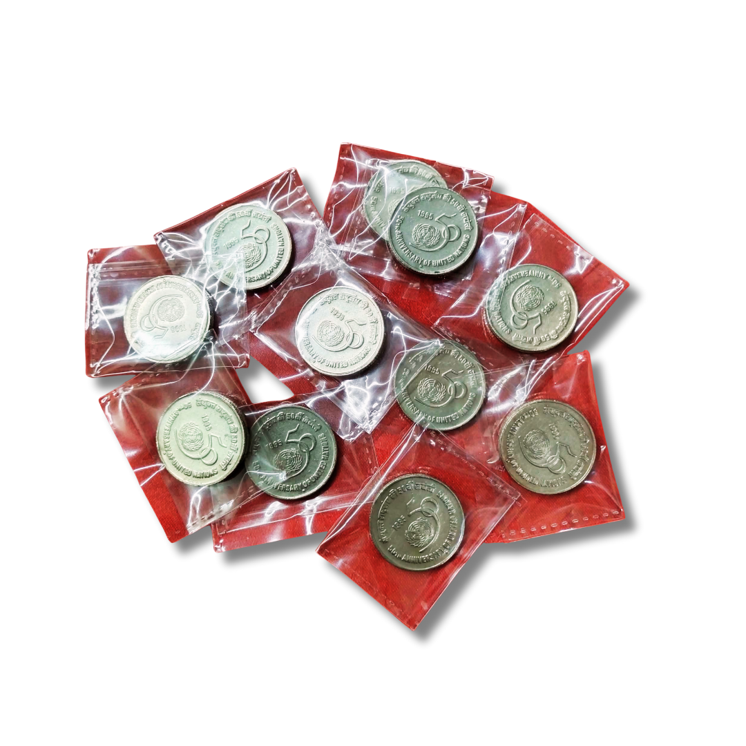 RUPEES ANNIVERSARY OF UNITED NATION'S mix MINT YEAR 1995

TOTAL 11 COINS LOT 

CONDITION excellent 