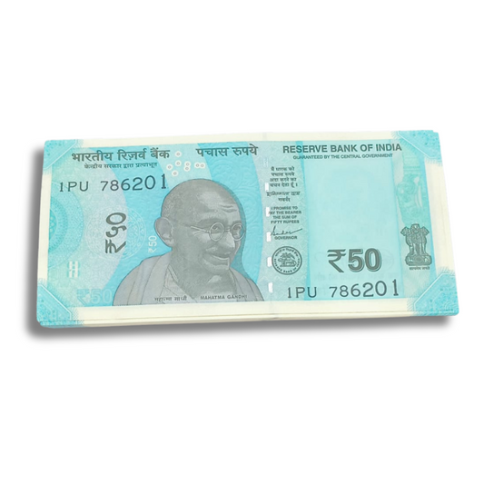 ?50 note packet with 786201 serial – rare holy Bismillah number