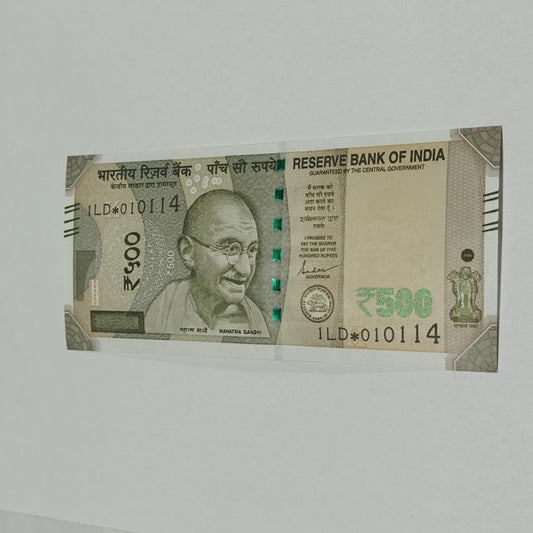 Rs 500 Birthday Note 010114 january 1  year 2014 exrtremely rare