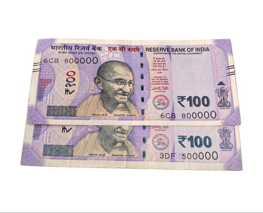 Rs100 super fancy Lakhan number 500000 600000