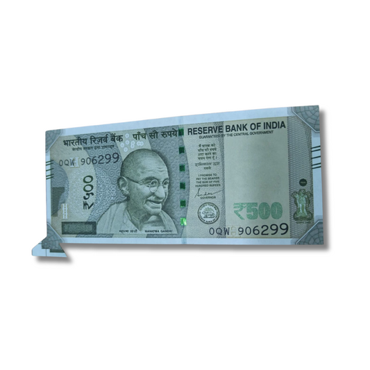 Rs 500 New 906299 Extra Paper Error Governor Shaktikant Das Unc Condition