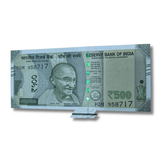 Rs 500 New 958717 Down Side Extra Paper Error Governor Shaktikant Das UNC Condition