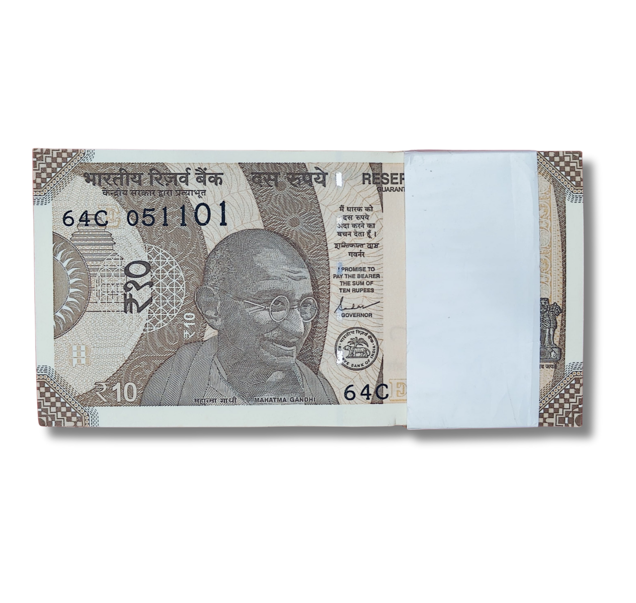 Rupee 10 serial birthday packet 05.11.01 unc  condition