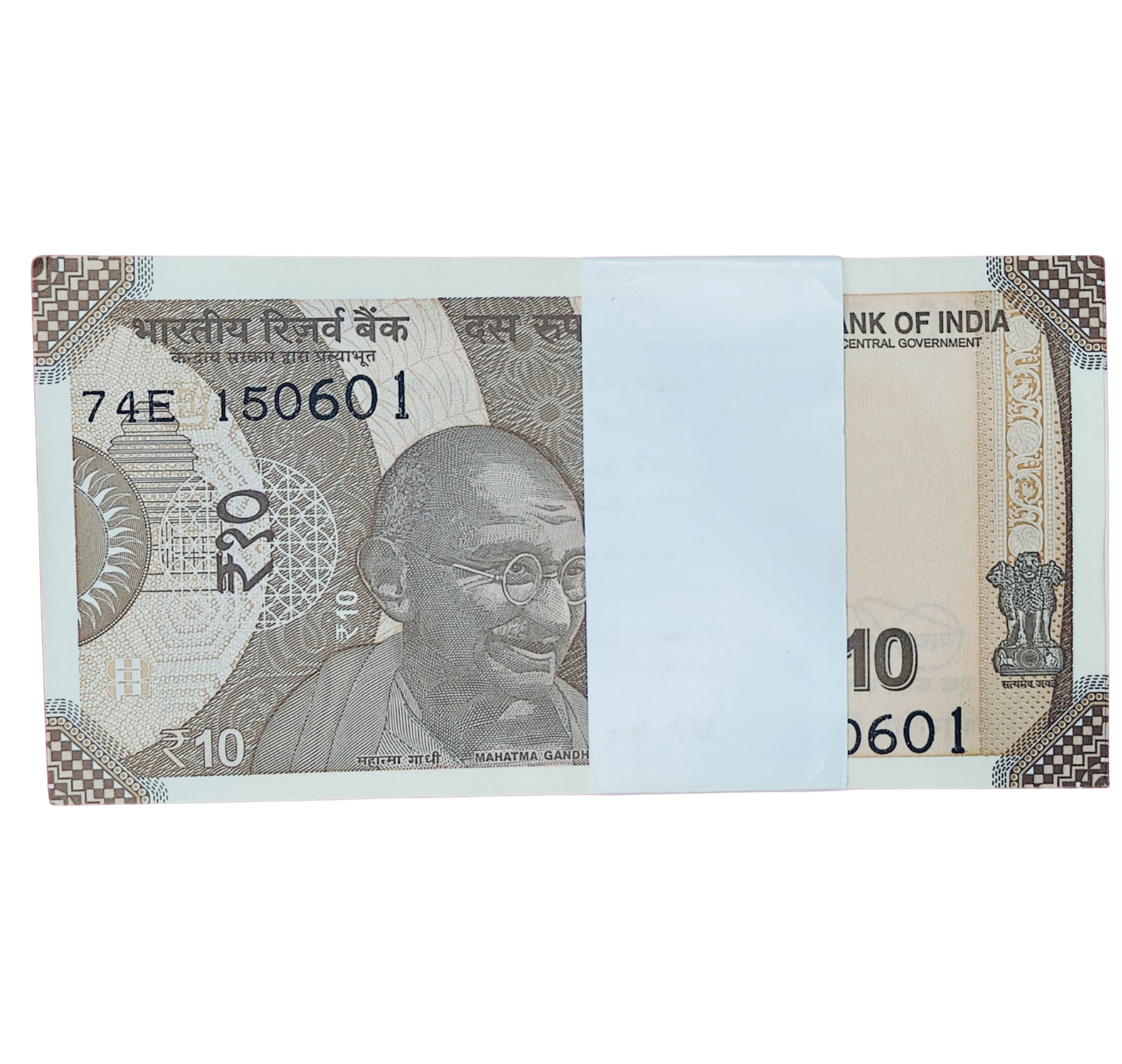 Rupee 10 serial birthday packet 150601  Unc  condition