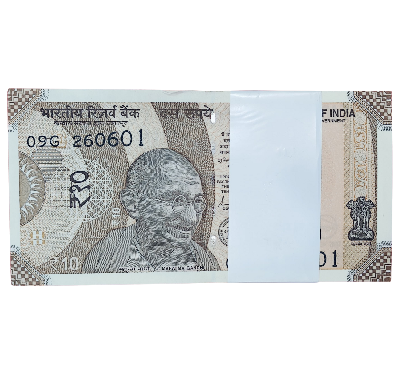 Rupee 10 serial birthday packet 26.06.01 Unc  condition