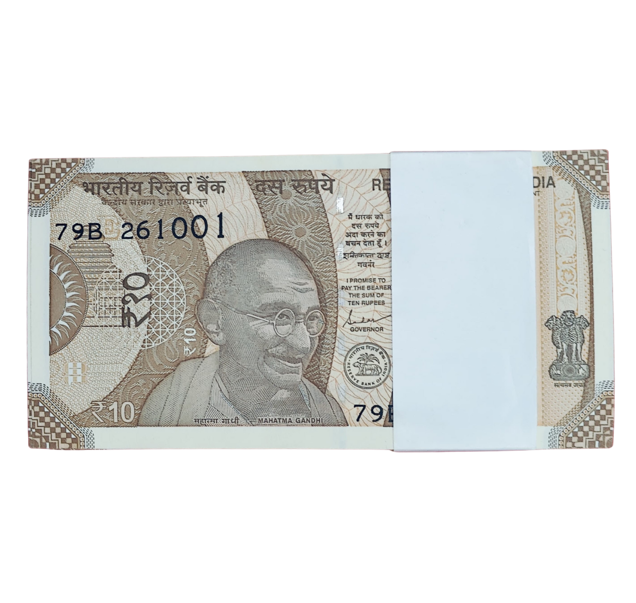 Rupee 10 serial Birthday packet 26.10.01  Unc  condition