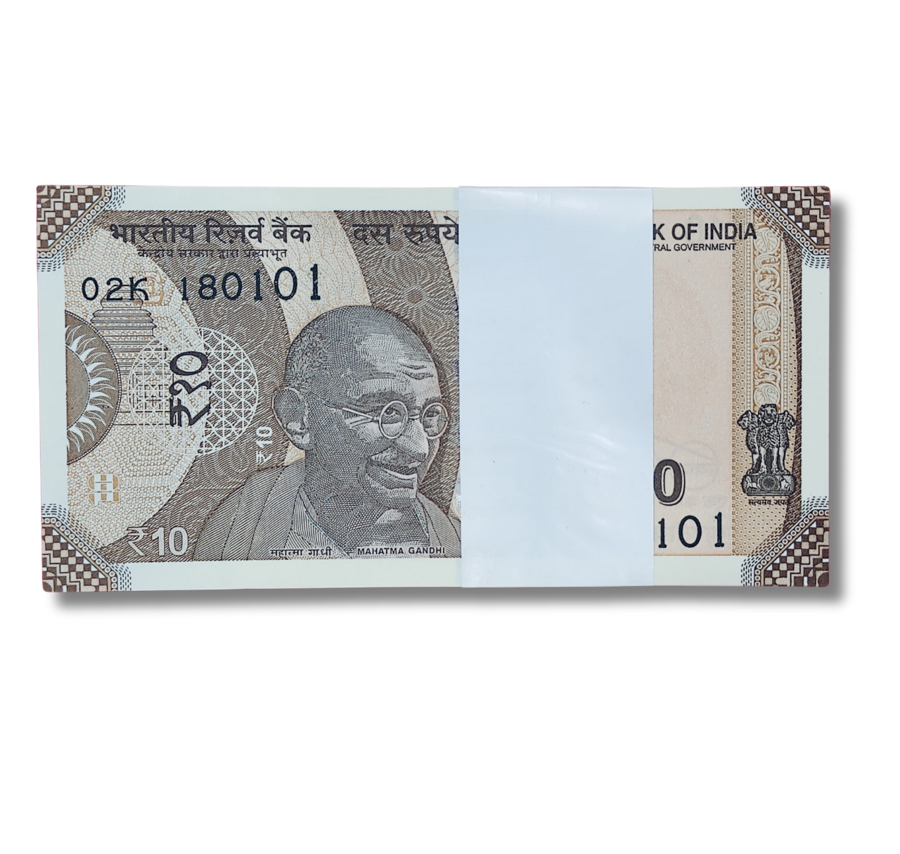 Rupee 10 serial birthday packet 18.01.01 January 18 Unc  condition