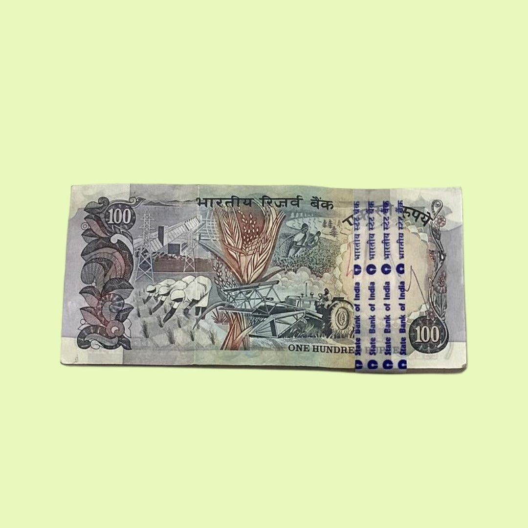 Rs 100 Note Old Packet Serial 873501 | S Venkatraman | Rare Collectible ...
