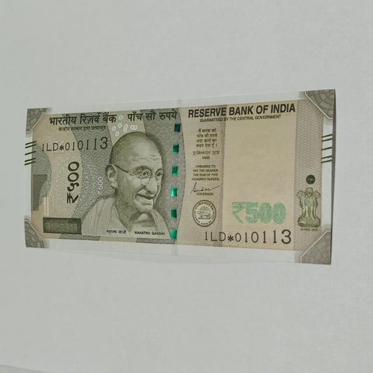 Rs 500 Birthday Note 010113 january 1  year 2013 exrtremely rare
