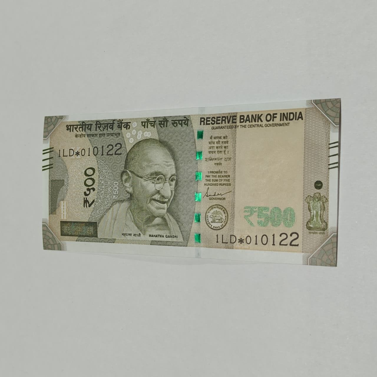 Rs 500 Birthday Note 010122 january 1  year 2022 exrtremely rare